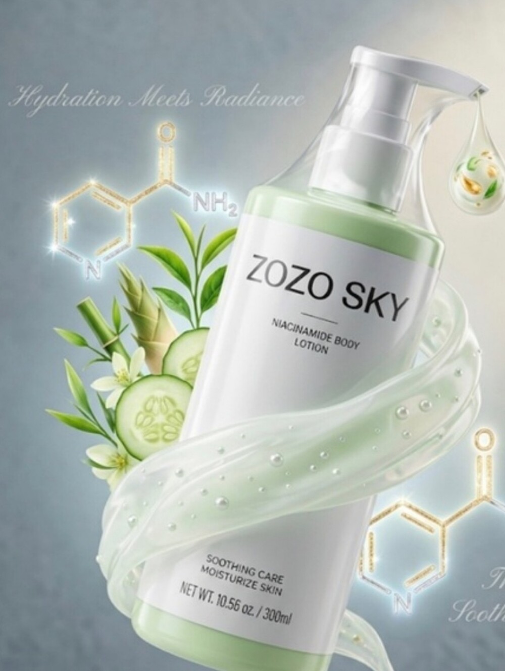 ZOZO SKY Niacinamide Soothing Care Body Lotion